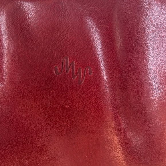 Monsac Red Leather Purse - Picture 3 of 4